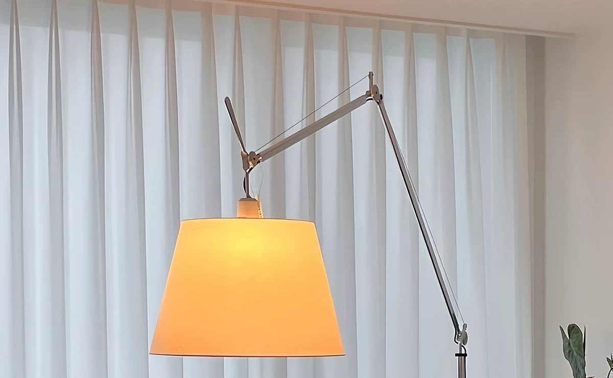 Swing Arm Floor Lamp with Adjustable Reach photo 3
