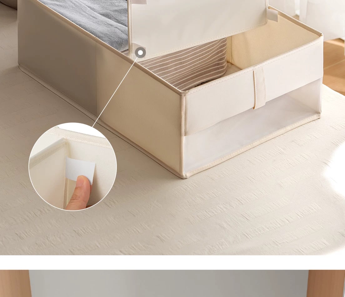 Foldable Fabric Drawer Storage Box, 20L photo 2