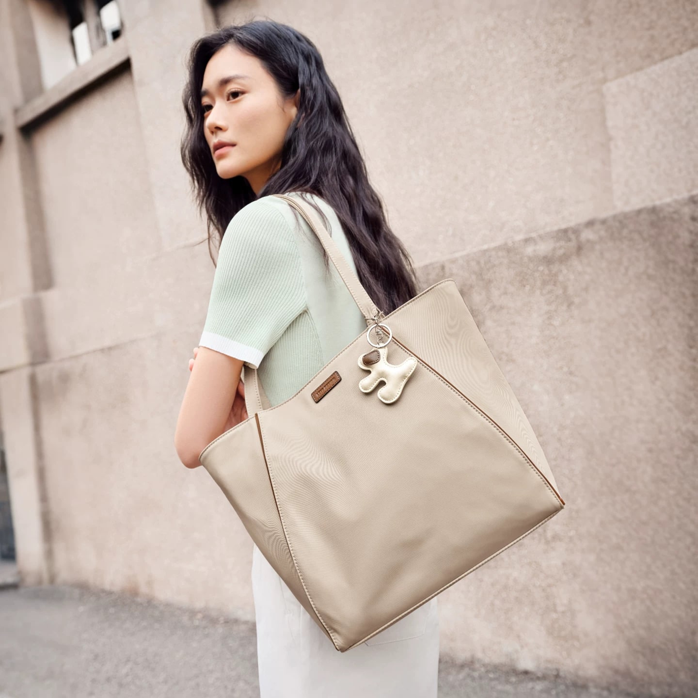 Nylon Commuter Tote Bag with Laptop Compartment — Fashion on G+ Market