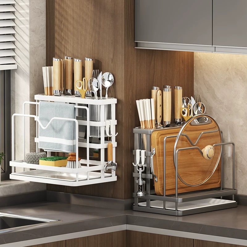 Multi-Function Knife Rack with Chopstick Holders photo 2