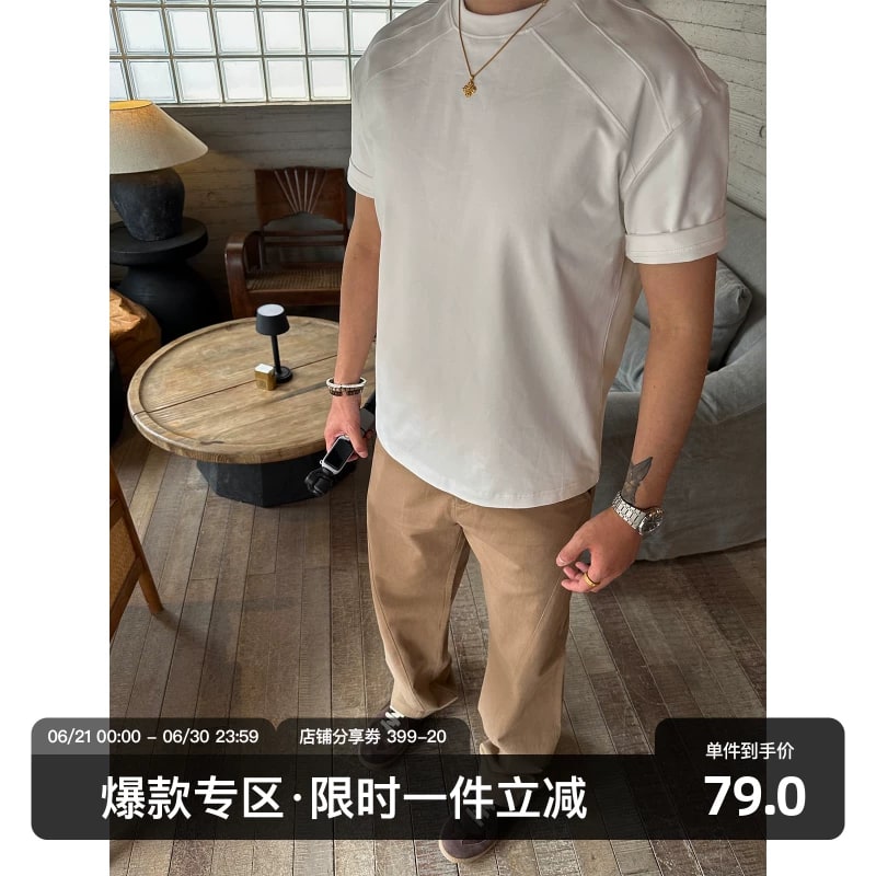 SANBAI Studio 285gsm Heavyweight Relaxed T-Shirt photo 3