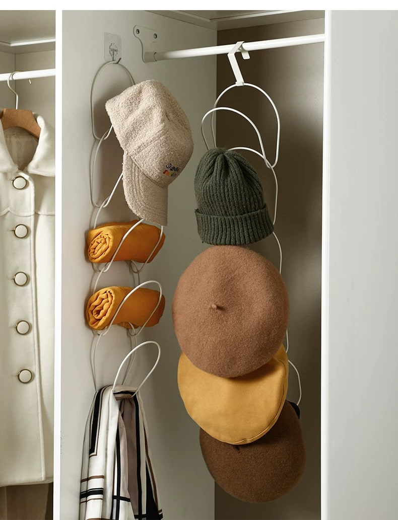 Over-Door Five-Ring Hat Organiser photo 2