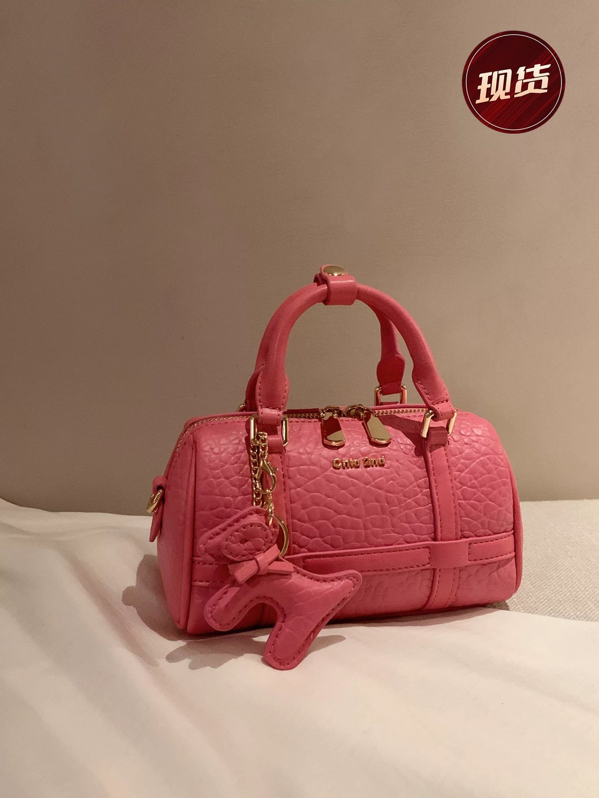 Mini Boston Bag with Charm photo 2