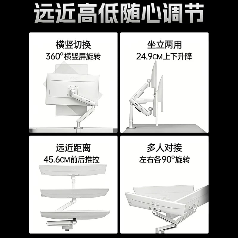 AOC AM400 Monitor Arm Desk Mount photo 5