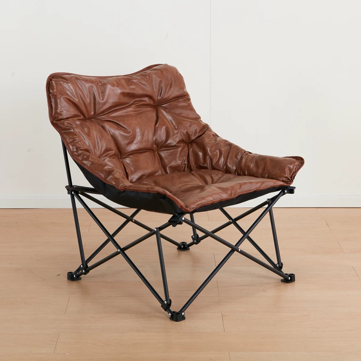 Wide Folding High-Back Lounge Chair photo 2