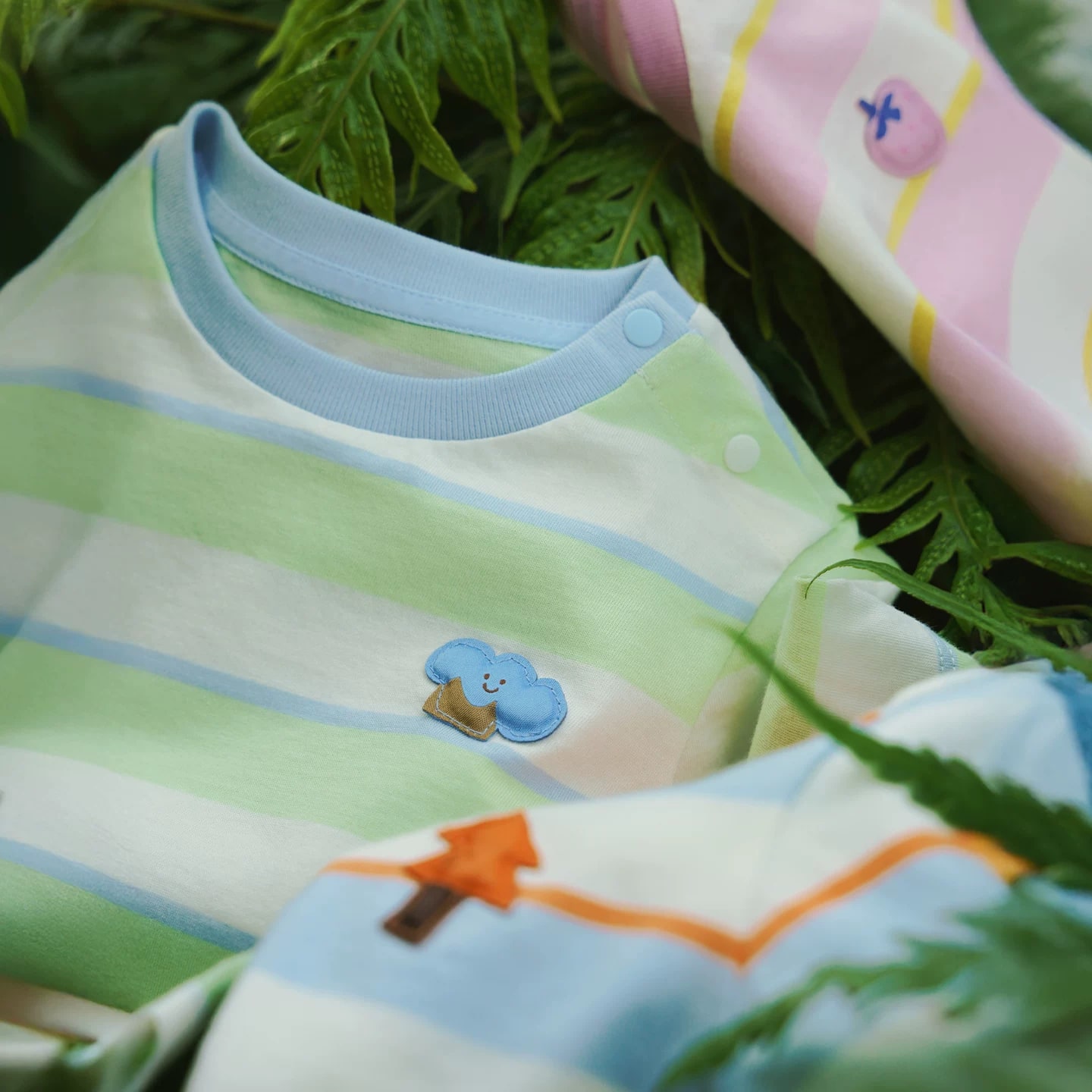 Mini Bala Kids' Striped Cotton T-Shirt photo 6