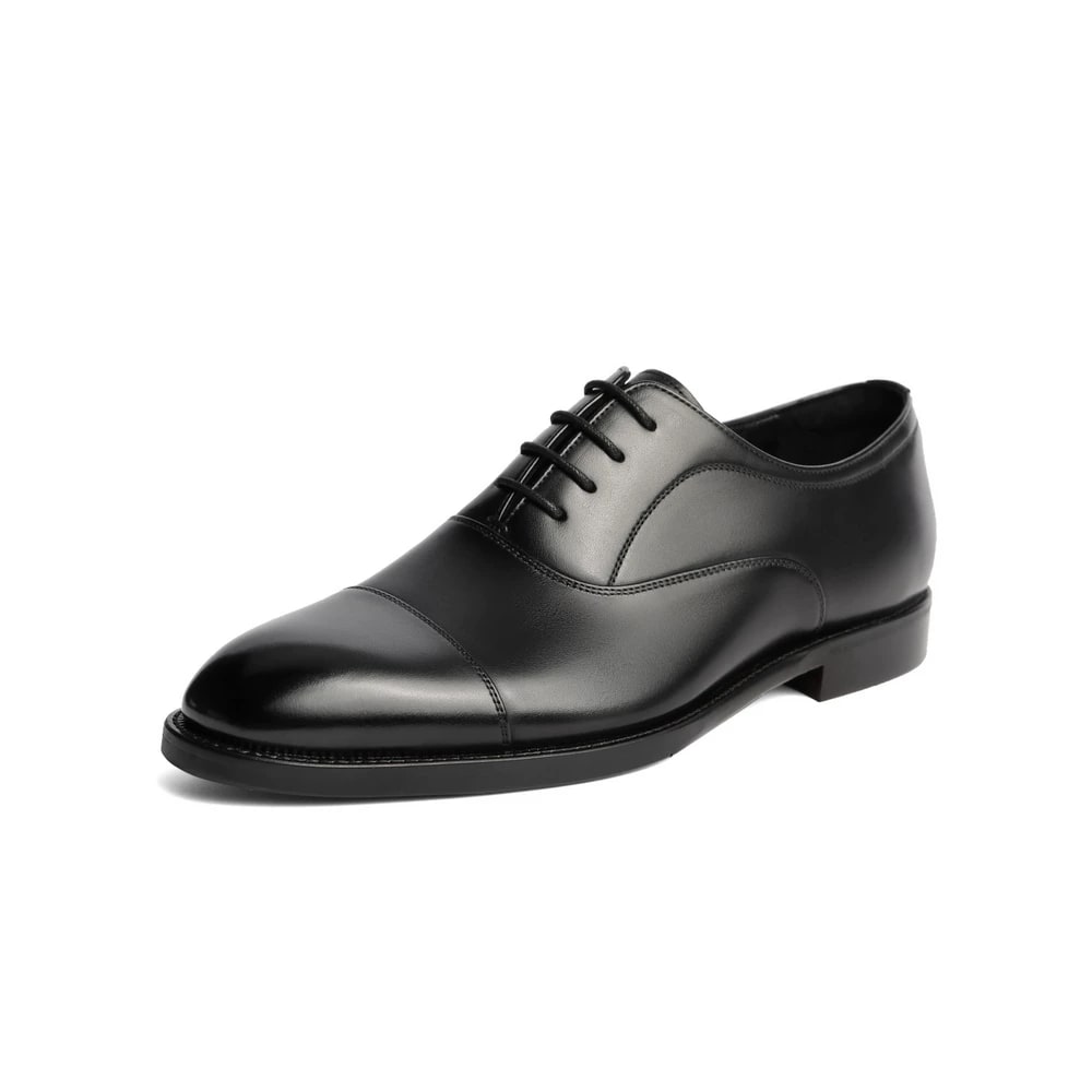 Belle Leather Cap-Toe Oxford Dress Shoes for Men photo 4