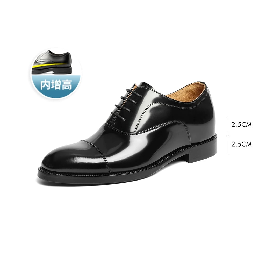 Belle Leather Cap-Toe Oxford Dress Shoes for Men photo 2