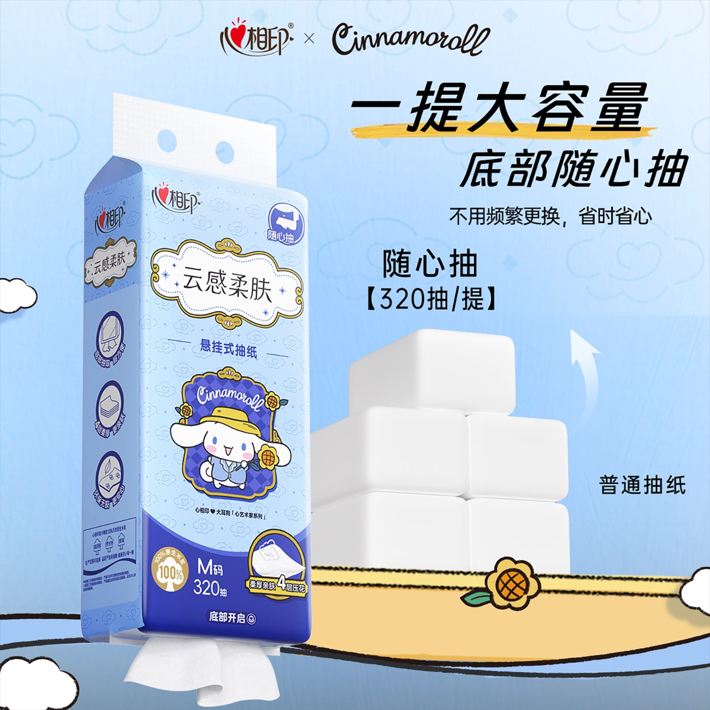 Cinnamoroll Hanging Facial Tissues photo 2