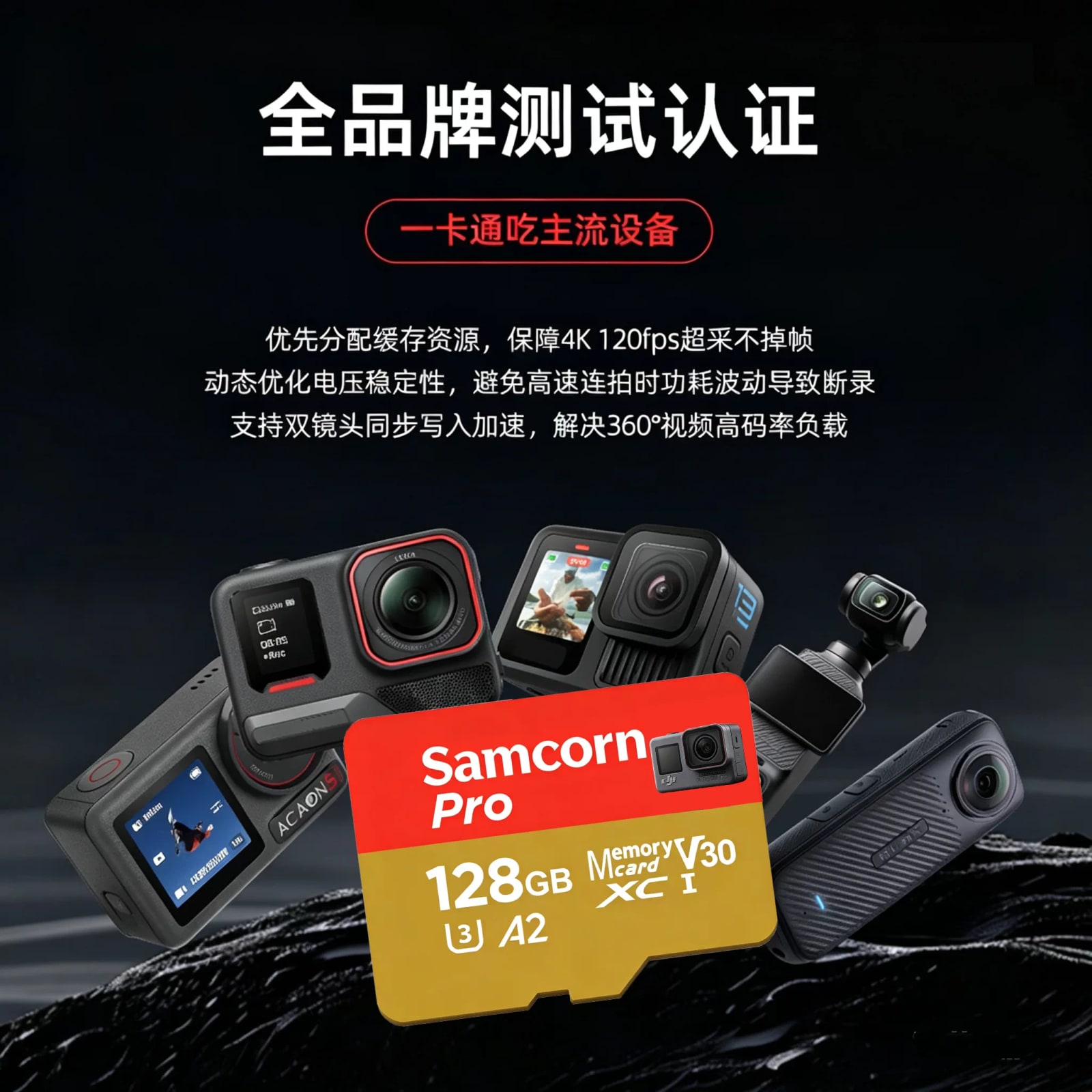 High-Speed microSD Memory Card for DJI Action Cameras - Camera Access… photo 4