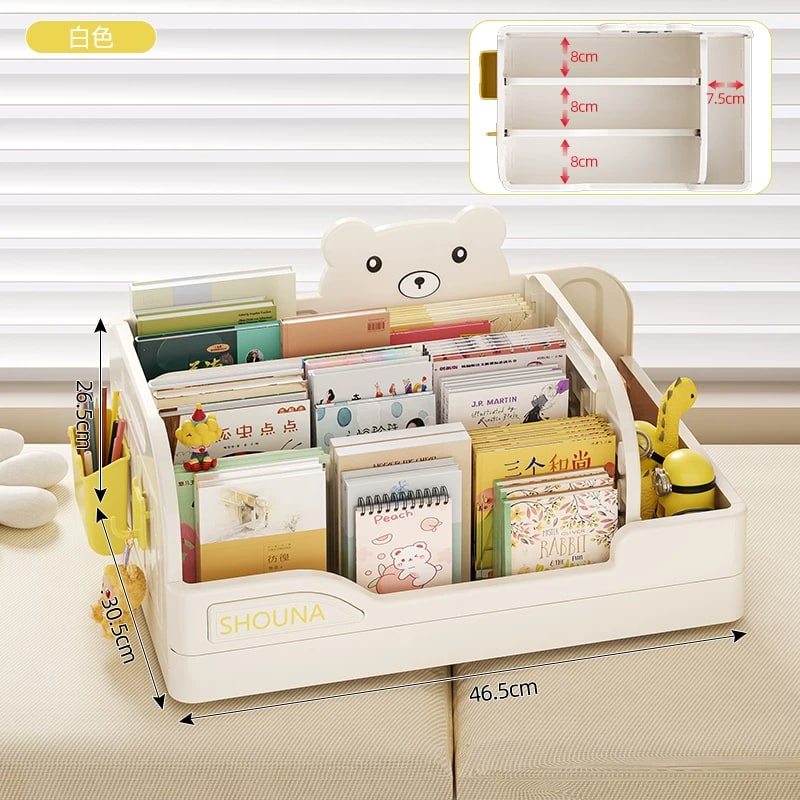 Children's Stepped Picture-Book Rack and Storage Shelf photo 3