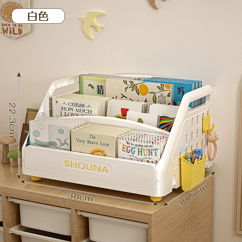 Children's Stepped Picture-Book Rack and Storage Shelf