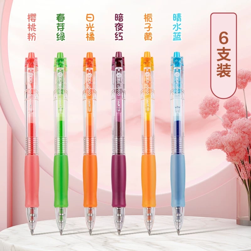 Deli Coloured Gel Pen Set, Candy Colours photo 2