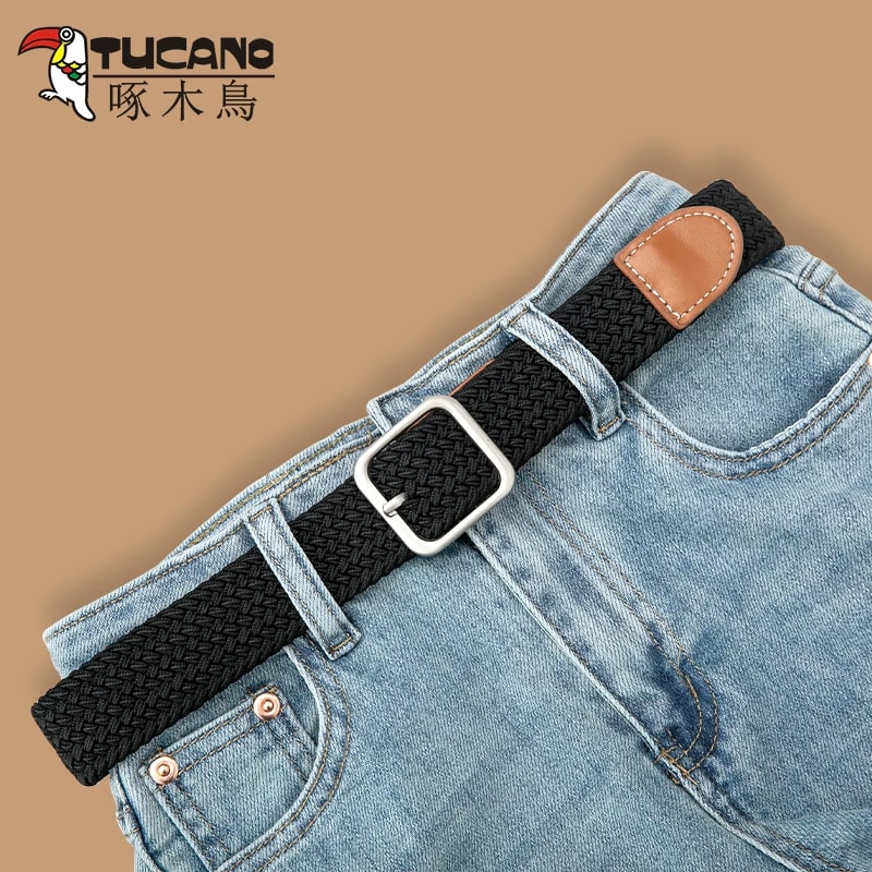 Tucano Woven Elastic Canvas Belt, No Punching photo 5