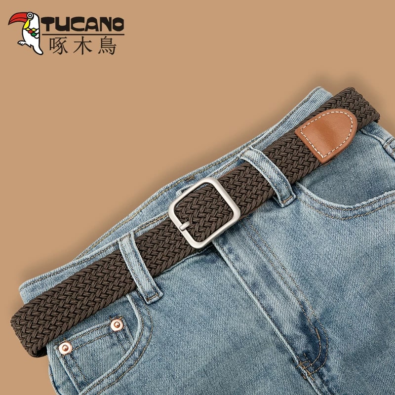 Tucano Woven Elastic Canvas Belt, No Punching photo 4