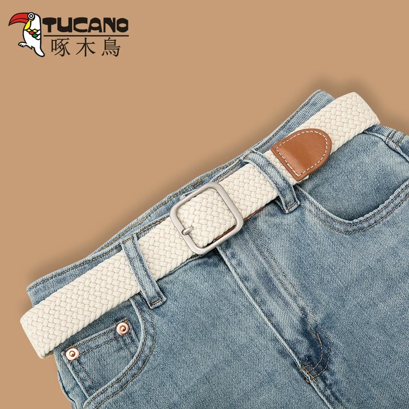 Tucano Woven Elastic Canvas Belt, No Punching photo 3