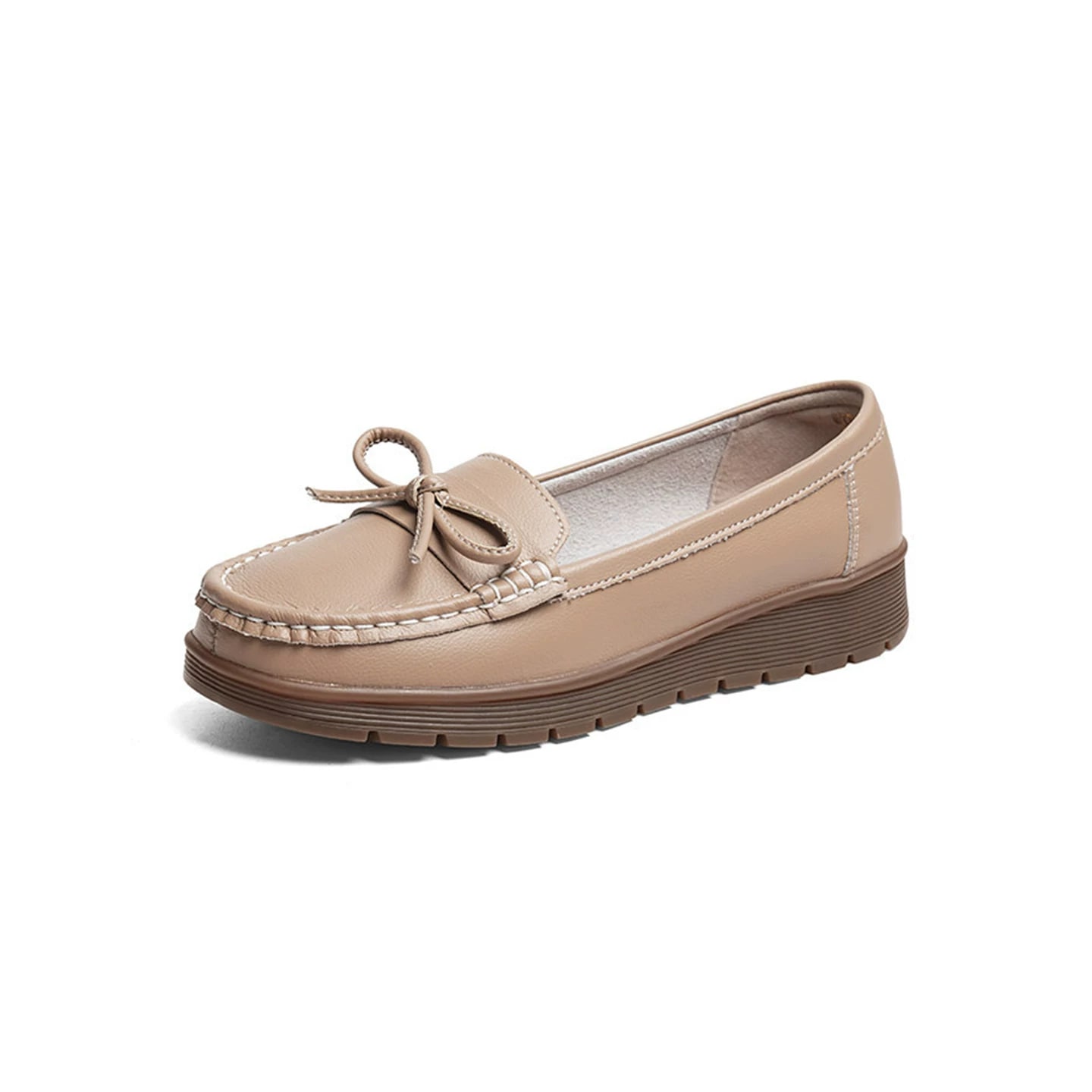 Red Dragonfly Women's Slip-On Leather Loafers photo 6