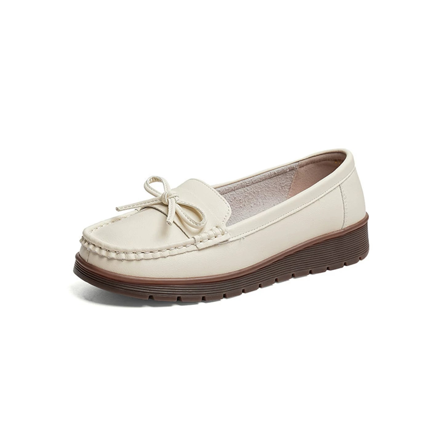 Red Dragonfly Women's Slip-On Leather Loafers photo 2