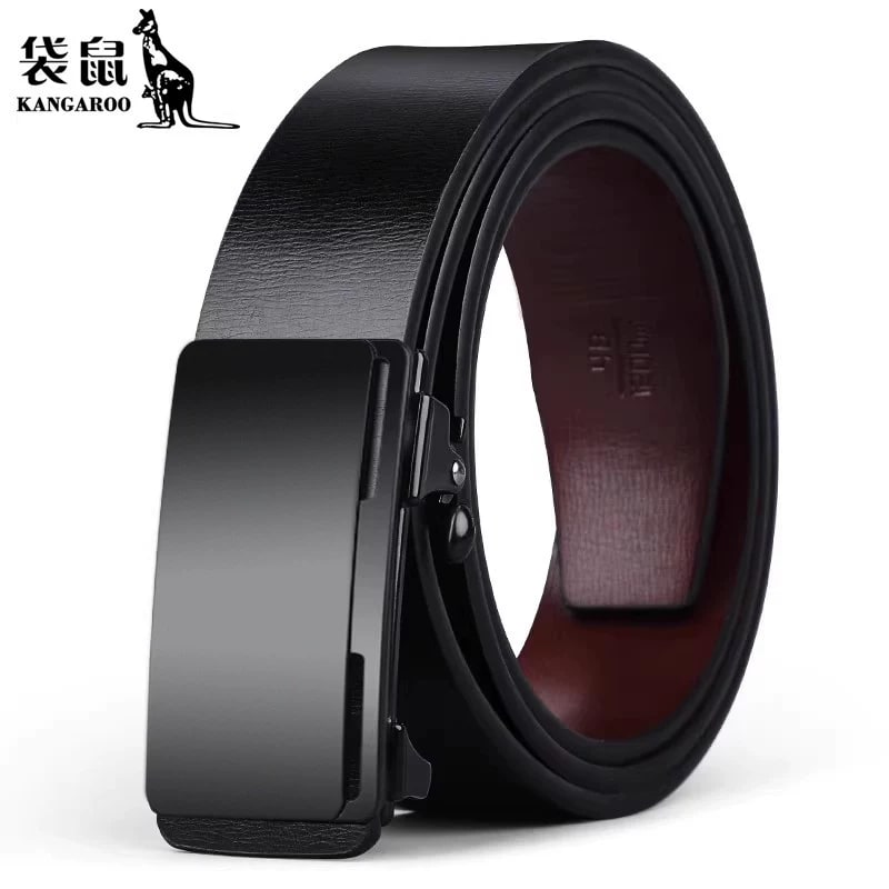 KANGAROO Mens Leather Belt with Ratchet Buckle — Fashion on G+ Market