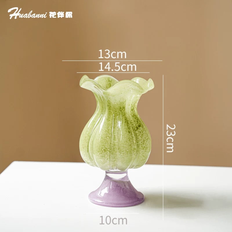 Coloured Glass Goblet Vase, Small to Large — Home & Furniture on G+ Market