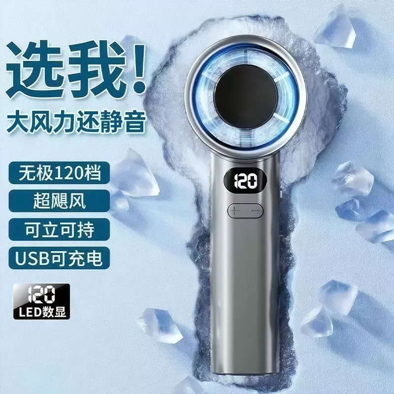Handheld Rechargeable Mini Fan photo 2