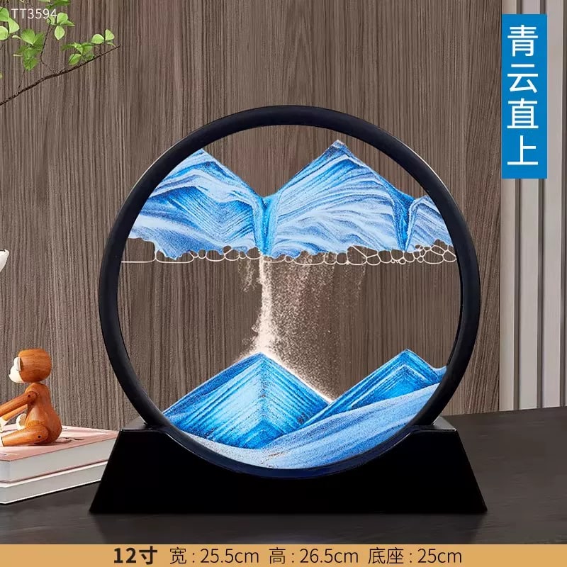 Sand-Art Hourglass Desk Ornament