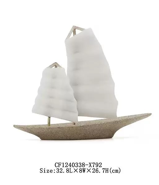Sandstone Sailing Boat Ornament photo 2