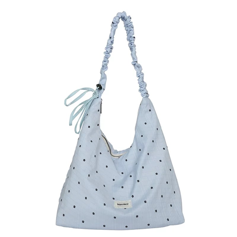 Crinkle Canvas Tote Bag with Zip photo 3
