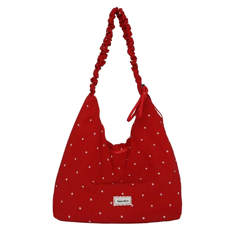 Crinkle Canvas Tote Bag with Zip photo 4
