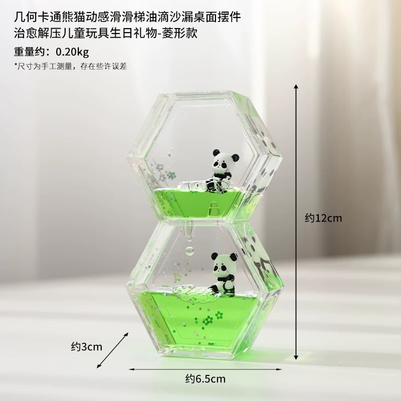 Panda Oil Drip Timer Desk Ornament photo 3