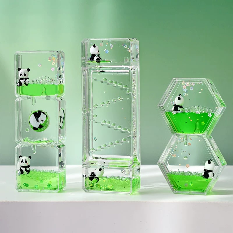 Panda Oil Drip Timer Desk Ornament photo 2