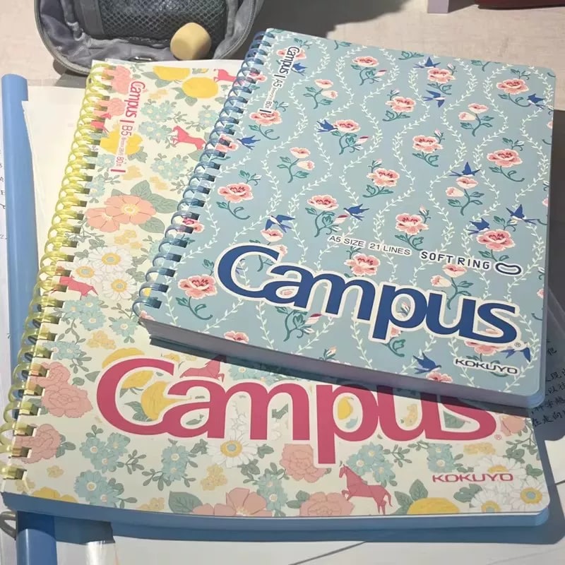 KOKUYO Campus Soft Ring Notebook, A6 to B5