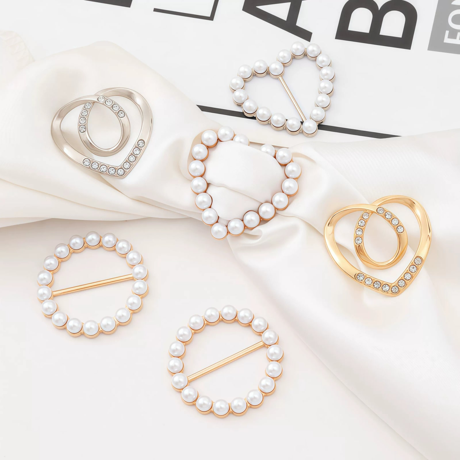 Pearl Scarf and Shirt Knot Rings — Fashion on G+ Market