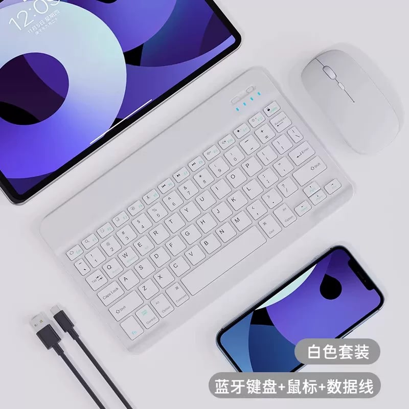 Slim Bluetooth Keyboard for Tablets and Phones photo 6