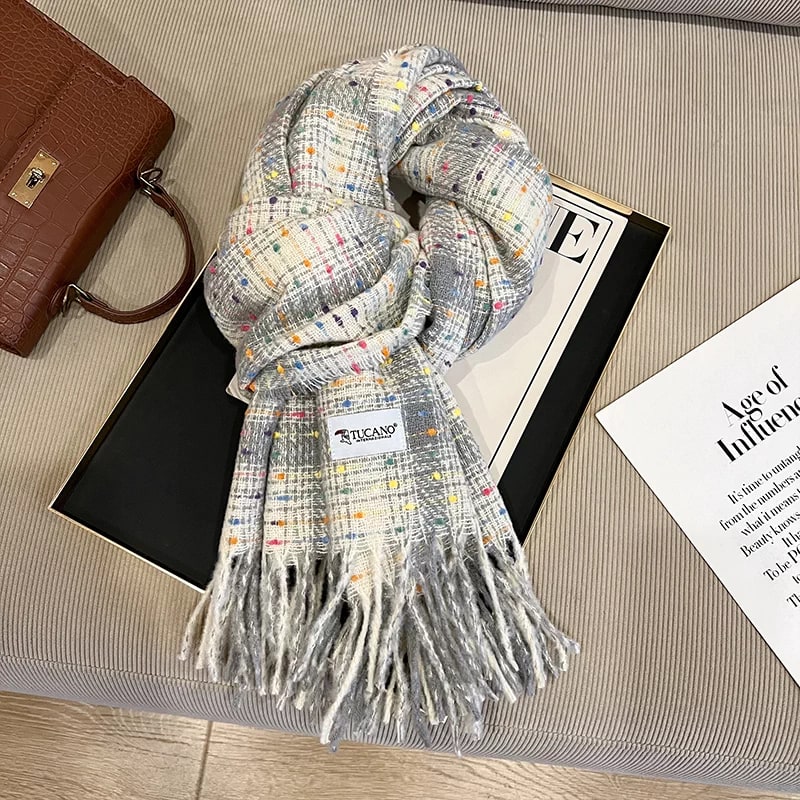 TUCANO Checked Winter Scarf photo 2