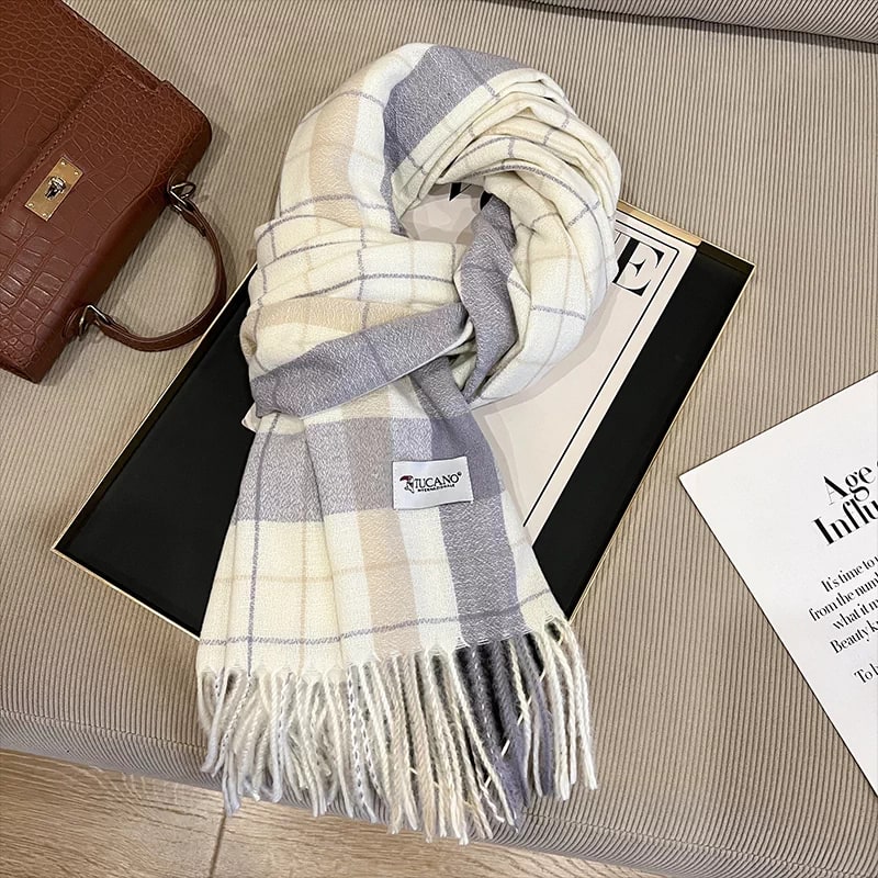 TUCANO Checked Winter Scarf photo 4