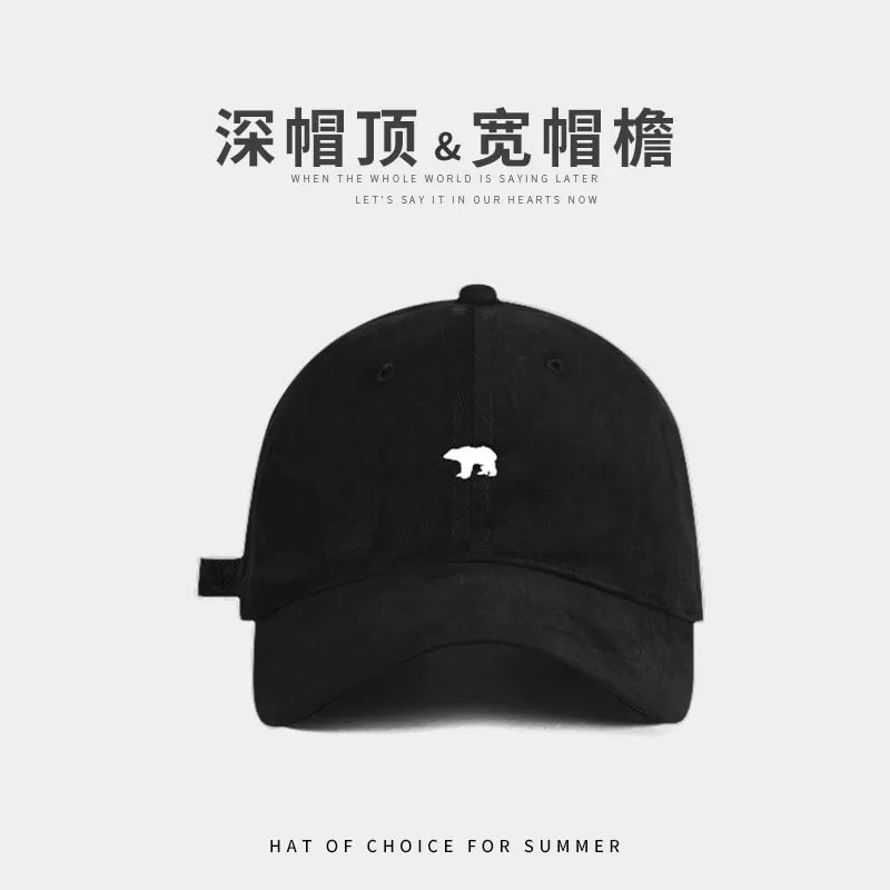 Brushed Cotton Deep-Crown Baseball Cap with Wide Brim photo 4