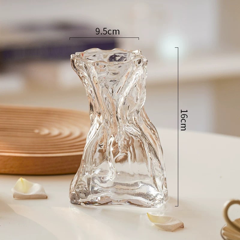 Rippled Glass Bud Vase, 16 cm — Home & Furniture on G+ Market