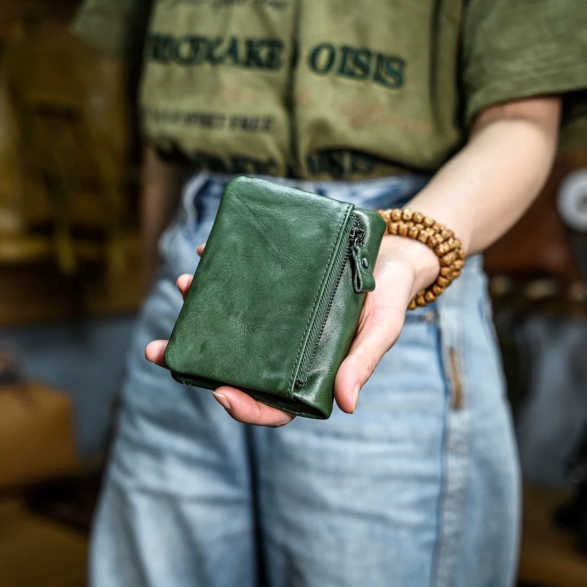 Vegetable-Tanned Cowhide Bifold Wallet — Fashion on G+ Market