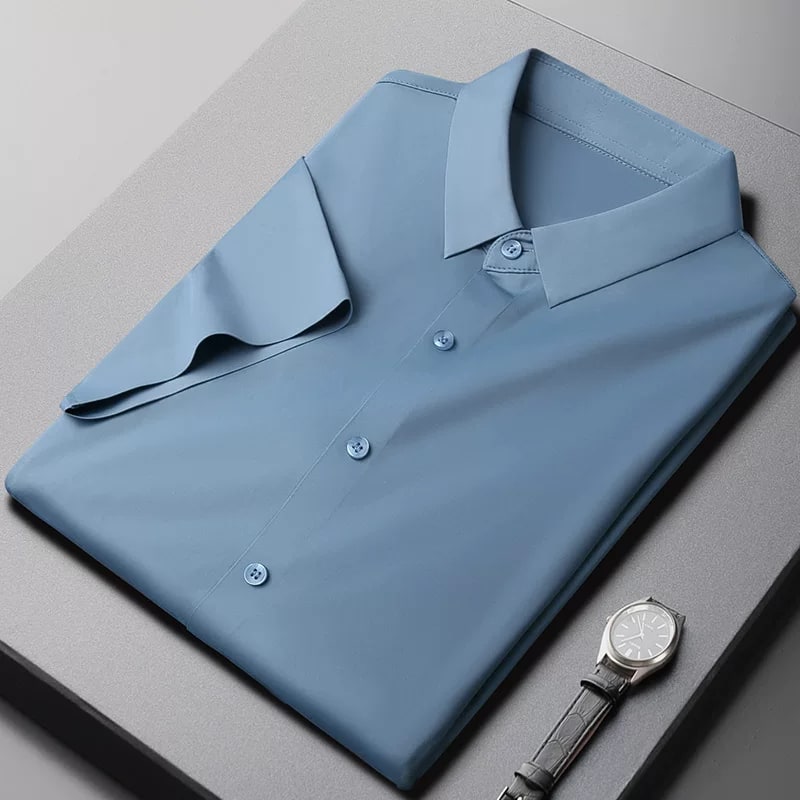 Romon Men's Cool-Touch Short-Sleeve Shirt photo 2