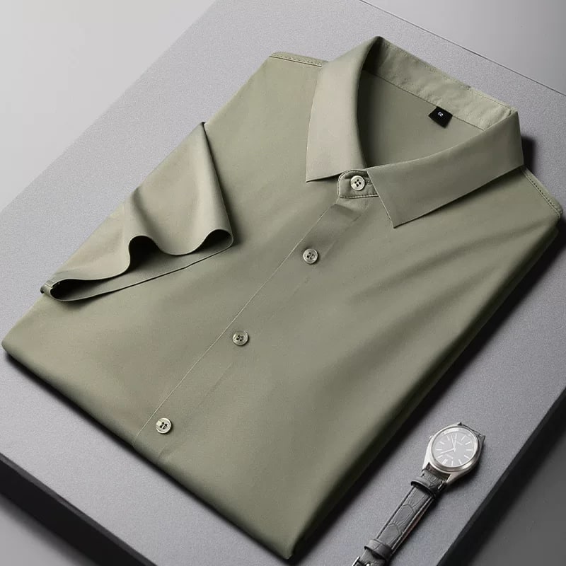 Romon Men's Cool-Touch Short-Sleeve Shirt photo 6