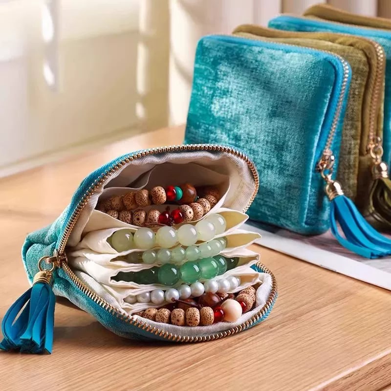 Six-Layer Zip Jewellery Storage Pouch photo 5