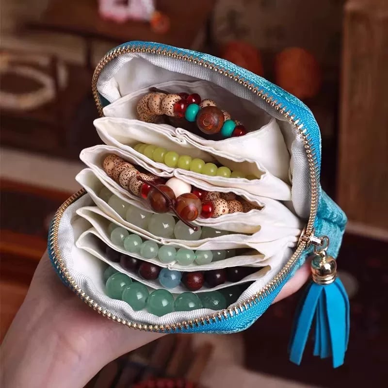 Six-Layer Zip Jewellery Storage Pouch photo 6