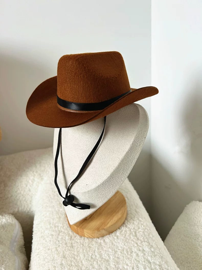 Pet Western Cowboy Hat & Bandana Costume Accessories photo 5