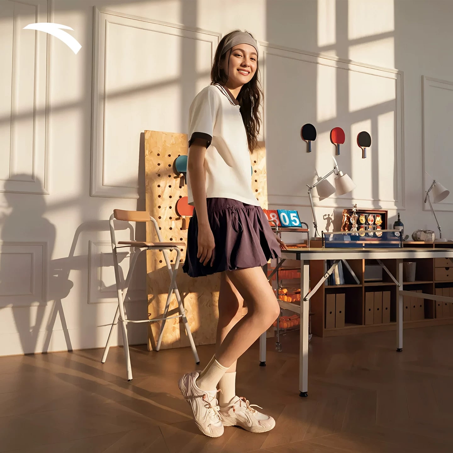 ANTA Women's Lightweight Retro Trainers photo 5