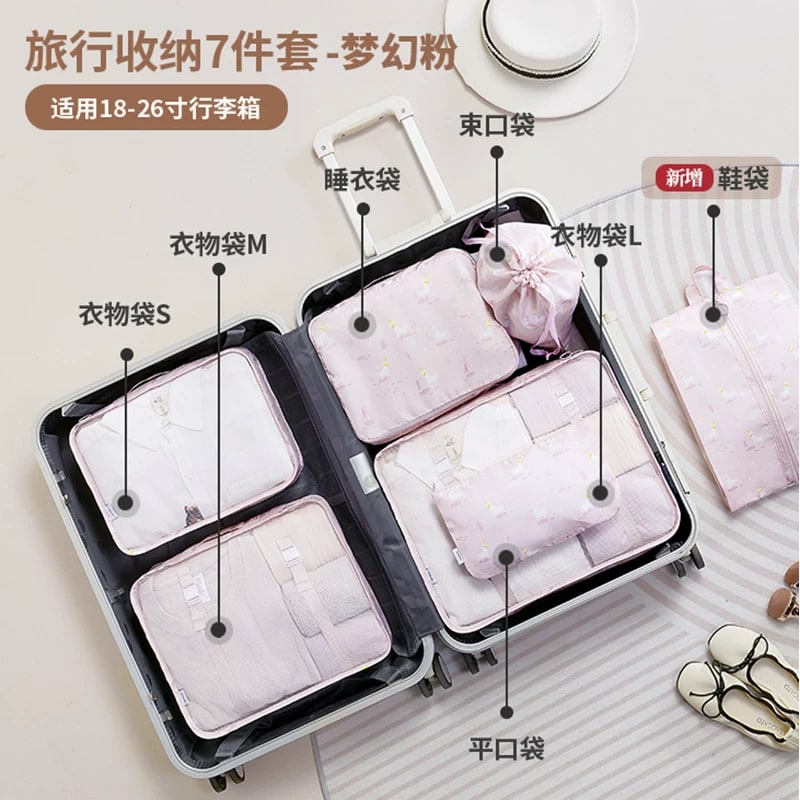 Travel Packing Cube and Luggage Organiser Set photo 2