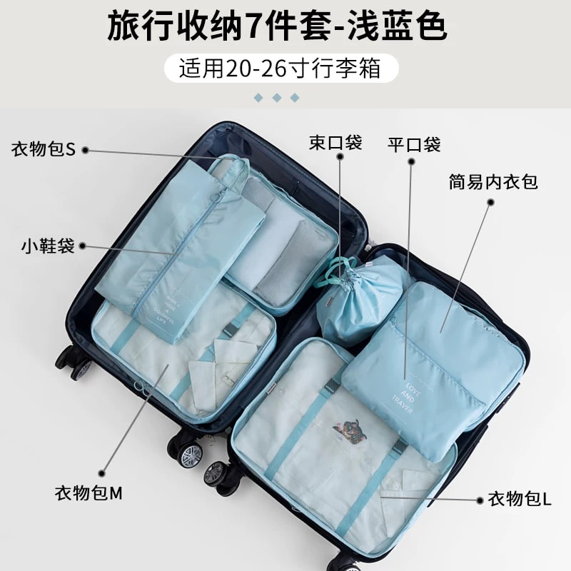 Travel Packing Cube and Luggage Organiser Set photo 3