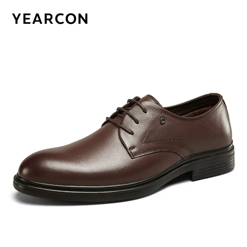 YEARCON Men's Leather Business Dress Shoes photo 5