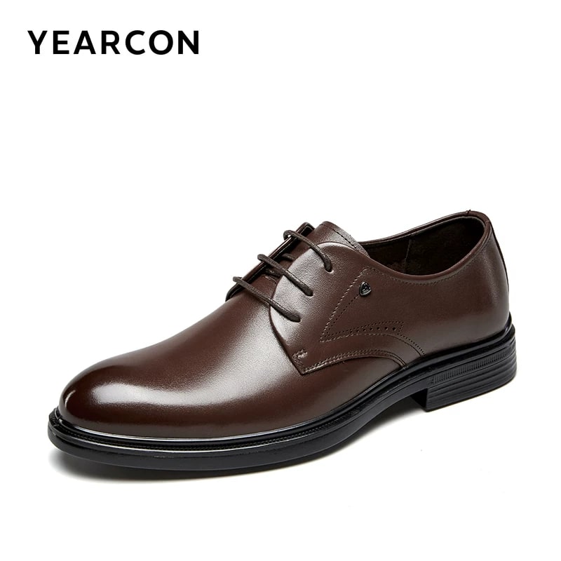YEARCON Men's Leather Business Dress Shoes photo 6