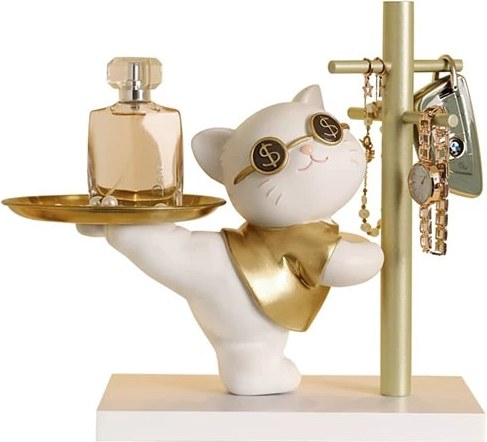 Lucky Cat Resin Ornament for Entryway and Living Room — Home & Furniture on G+ Market